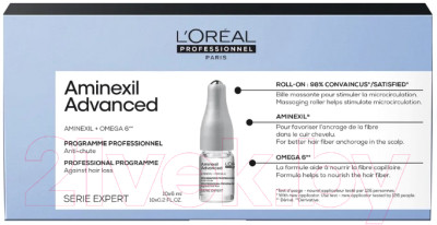 Ампулы для волос L'Oreal Professionnel Aminexil Ampoules - фото 1 - id-p219904418