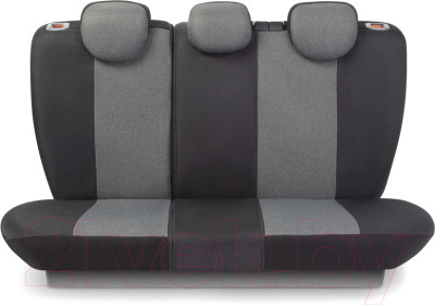Комплект чехлов для сидений Autoprofi Linen LIN-1505 BK/D.GY - фото 3 - id-p219907690