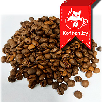 Кофе натуральный жаренный в зернах Арабика / Рабуста (80/20) 1 кг.