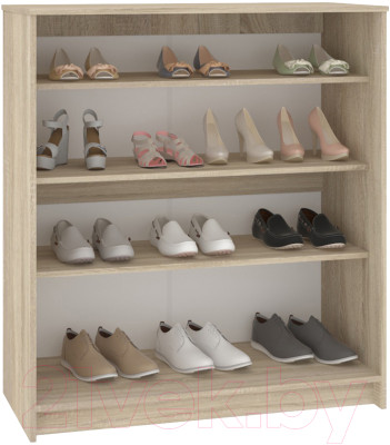 Шкаф для обуви Кортекс-мебель Сенатор ШК41 Классика ДСП - фото 3 - id-p219915525