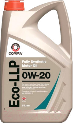 Моторное масло Comma ECO-LLP 0W-20 / ECOLLP5L - фото 1 - id-p219866571