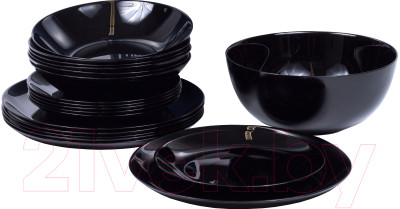 Набор столовой посуды Luminarc Diwali black P1622 - фото 1 - id-p219900975