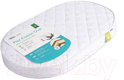 Матрас в кроватку Plitex Flex Cotton Oval ФК-01/3 - фото 2 - id-p219903248