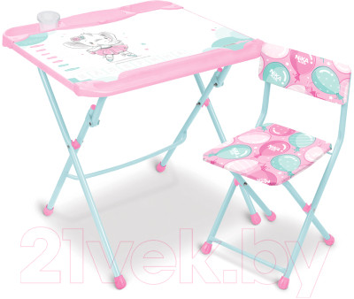 Комплект мебели с детским столом Ника КНД5/3 Балерина - фото 1 - id-p219907334