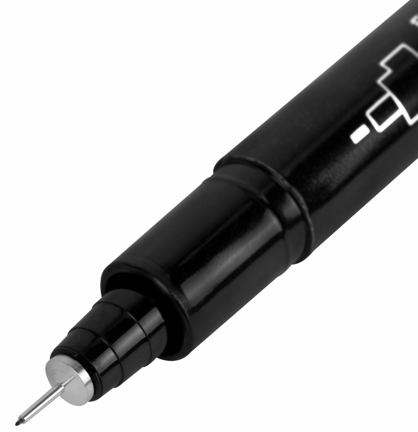 Капиллярные ручки линеры 6 шт. черные, 0,2/0,25/0,3/0,35/0,45/0,7 мм, BRAUBERG ART CLASSIC - фото 5 - id-p219917084