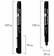 Капиллярные ручки линеры 6 шт. черные, 0,2/0,25/0,3/0,35/0,45/0,7 мм, BRAUBERG ART CLASSIC, фото 8