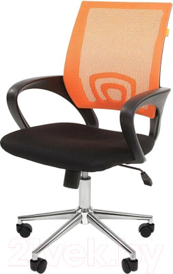 Кресло офисное Chairman 696 хром новый подлокотник - фото 1 - id-p219903427