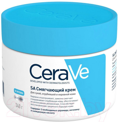 Крем для тела CeraVe SA смягчающий для сухой огрубевшей и неровной кожи - фото 4 - id-p219902772