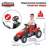 PILSAN Педальная машина Трактор MEGA Red/Красный 07321, фото 6