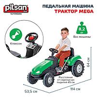 PILSAN Педальная машина Трактор MEGA Green/Зеленый 07321, фото 6