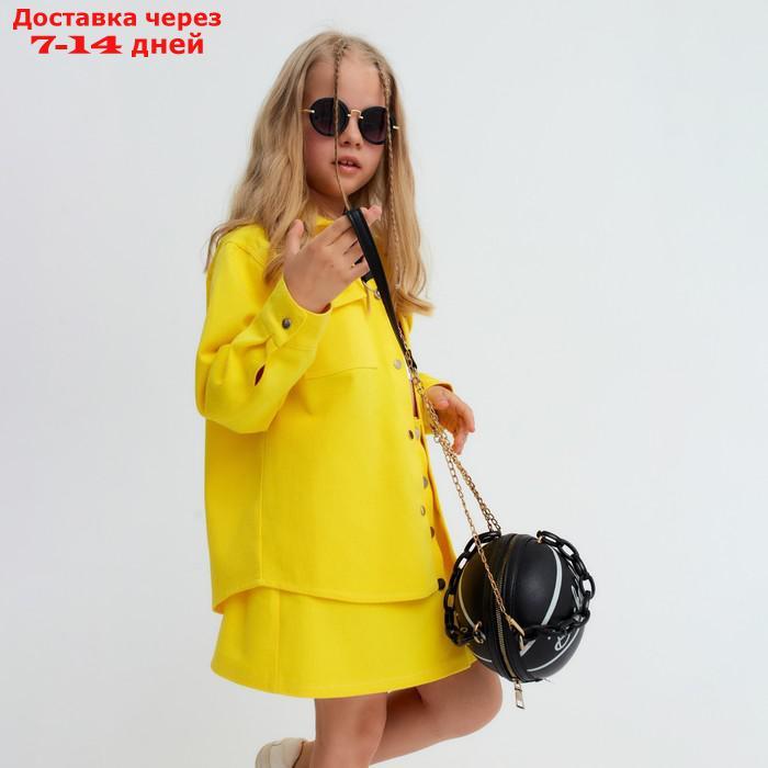Юбка детская KAFTAN, размер 38 (146-152 см), цвет жёлтый - фото 7 - id-p217826026