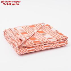 Одеяло байковое размер 90х140 см, цвет микс для универс., хл80%, ПАН 20%, 420гр/м