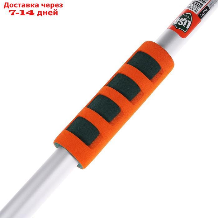 Щетка для мытья Li-Sa, проточная ручка, телескопическая 88-139 см, с клапаном подачи, LS016 - фото 3 - id-p219834173