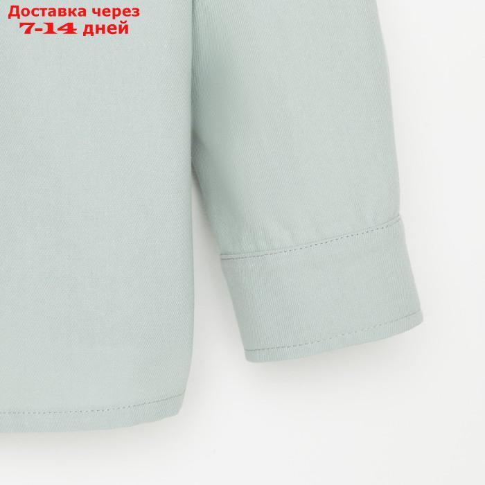 Рубашка для девочки MINAKU: Casual collection KIDS цвет мятный, рост 122 - фото 7 - id-p219834239