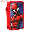 Пенал каркасный "Spider man", 2 секции, 125х205 мм, ламинированный картон, Человек-паук, фото 2