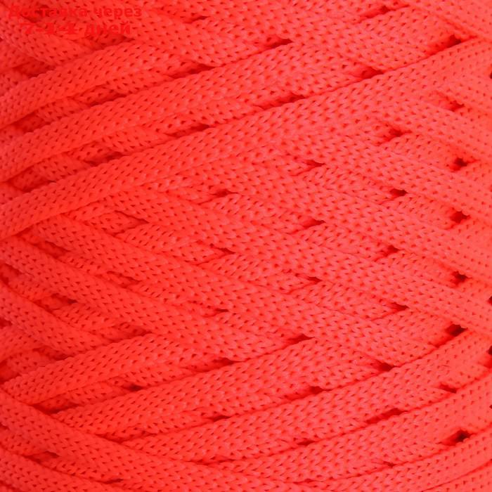 Шнур для вязания "Классика" 100% полиэфир 3мм 100м (504 люм.розовый)