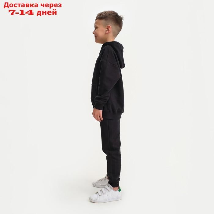 Костюм (толстовка, брюки) KAFTAN "Basic line", р. 36 (134-140), черный - фото 4 - id-p219833449