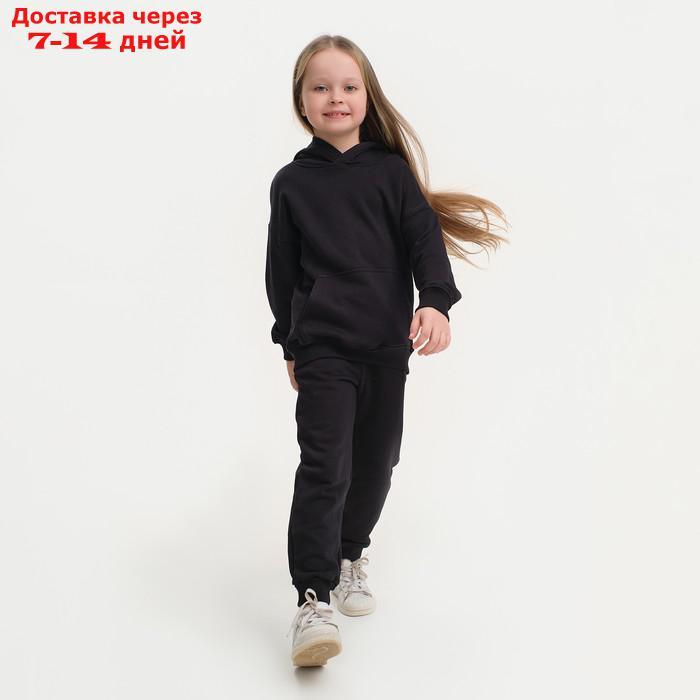 Костюм (толстовка, брюки) KAFTAN "Basic line", р. 36 (134-140), черный - фото 8 - id-p219833449