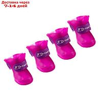 Сапоги резиновые "Вездеход", набор 4 шт., р-р S (подошва 4 Х 3 см), фиолетовые
