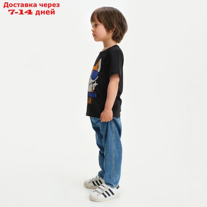 Футболка детская KAFTAN "Лучший сын" р.36 (134-140), черный - фото 3 - id-p219832532