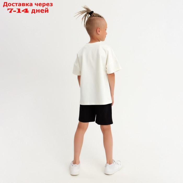 Шорты для мальчика MINAKU цвет черный, рост 146 - фото 4 - id-p219833649