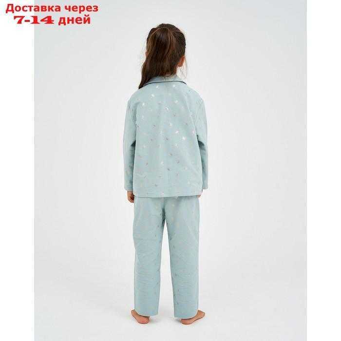Пижама детская (рубашка, брюки) KAFTAN "Одуванчики", р. 110-116, мятный - фото 8 - id-p219832701