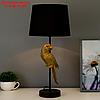 Настольная лампа "Попугай" E27 40Вт черно-золотой 23,5х23,5х50 см, фото 3