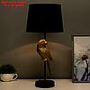 Настольная лампа "Попугай" E27 40Вт черно-золотой 23,5х23,5х50 см, фото 4