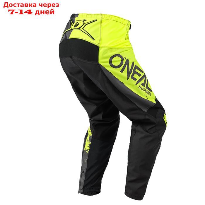 Штаны кросс-эндуро O'NEAL Element Ride, мужские, желтый/черный, размер 40-36 - фото 2 - id-p219833827