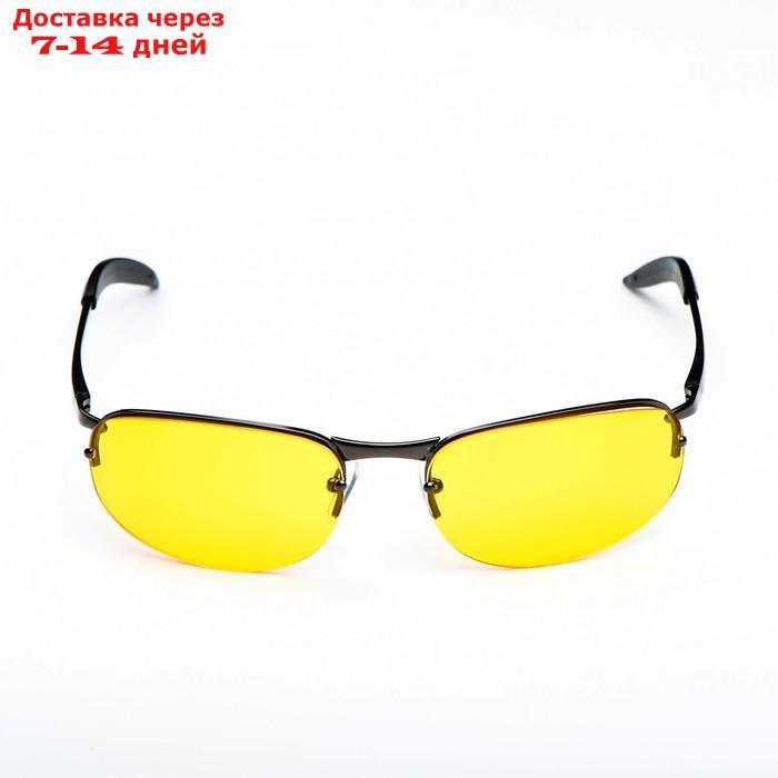 Водительские очки, непогода/ночь, линзы - желтые, темно-серые - фото 1 - id-p219833829