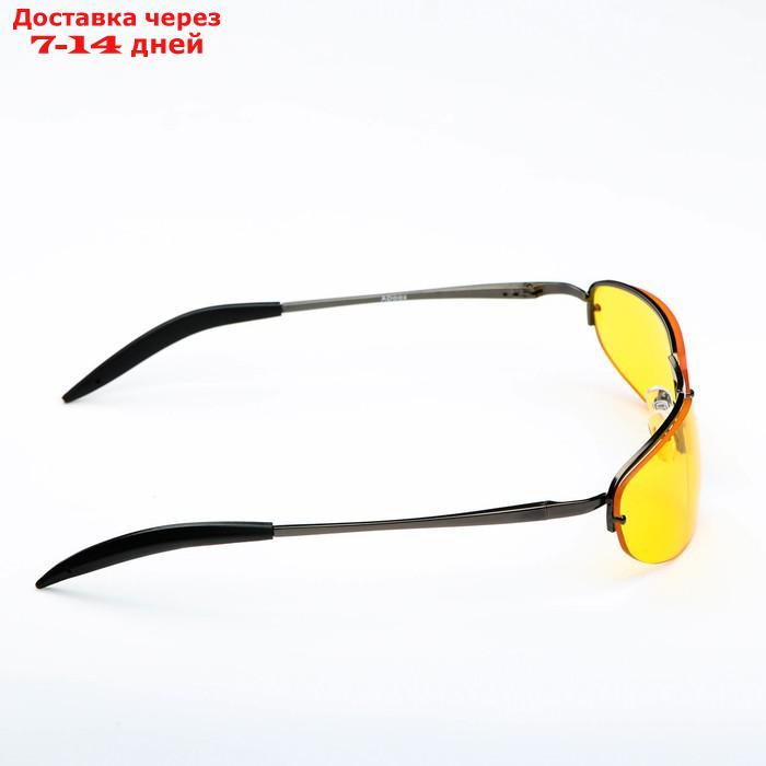 Водительские очки, непогода/ночь, линзы - желтые, темно-серые - фото 3 - id-p219833829