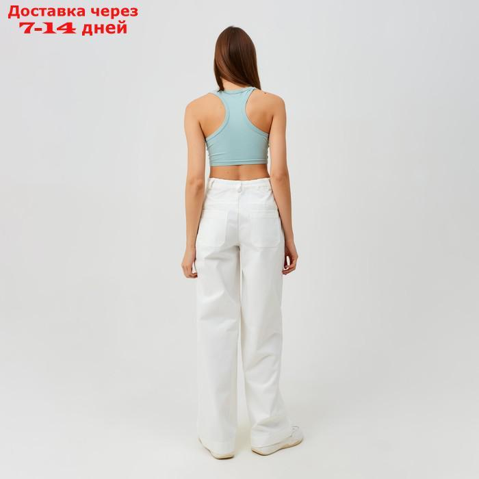 Брюки женские MINAKU: Casual Collection цвет белый, р-р 42 - фото 3 - id-p219834002