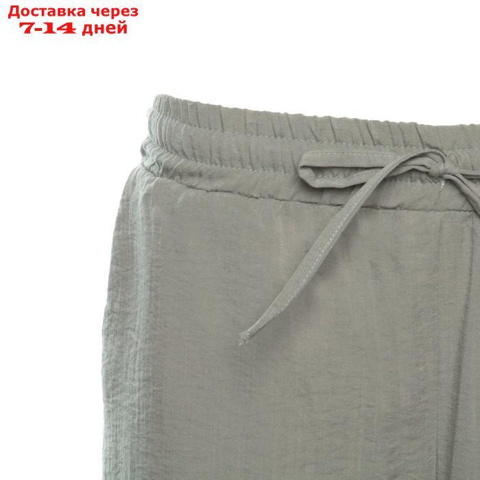 Комплект женский повседневный (жакет и брюки), хаки, размер 46 - фото 2 - id-p219834019