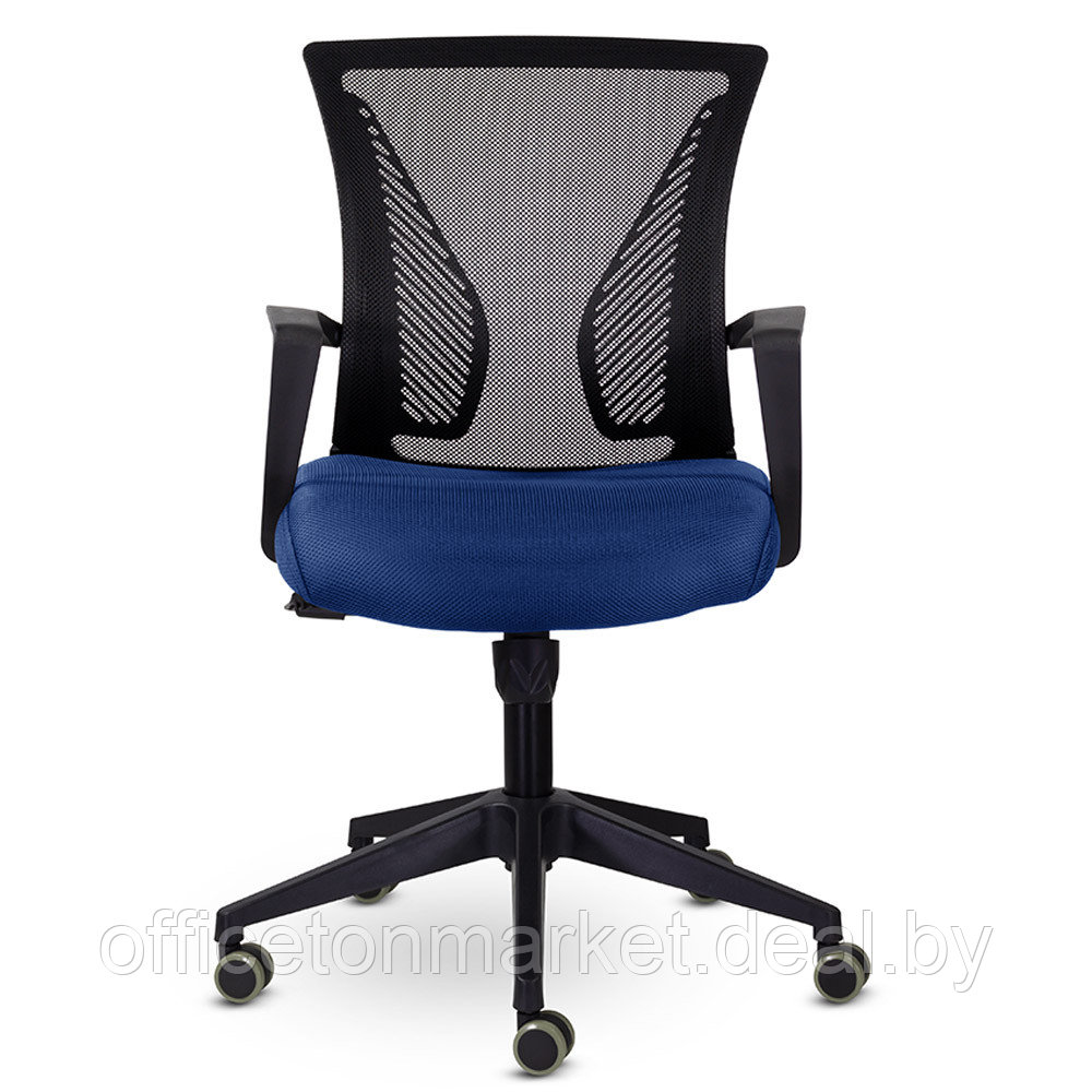 Кресло для персонала Энжел СН-800 "СР TW-01/Е53-К", ткань, сетка, пластик, темно-синий - фото 2 - id-p219856038