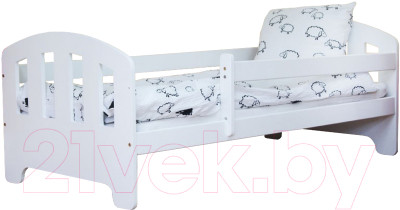 Кровать-тахта детская Мебель детям Пух 80x160 П-80 - фото 1 - id-p219931570