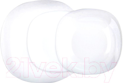 Набор тарелок Luminarc Carine White N2184 - фото 1 - id-p219952320