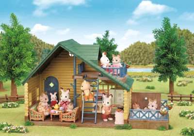 Кукольный домик Sylvanian Families Коттедж с зеленой крышей / 5610 - фото 9 - id-p219956708