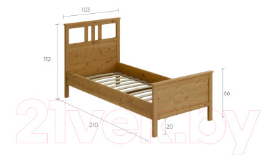 Односпальная кровать Лузалес Кымор 90x200 - фото 7 - id-p219968819