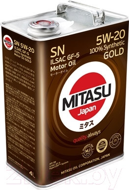 Моторное масло Mitasu Gold 5W20 / MJ-100-4 - фото 1 - id-p219950080
