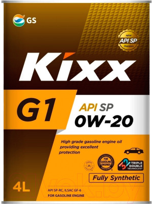 Моторное масло Kixx G1 0W20 SP L205544TE1 / L209844TE1 - фото 1 - id-p219954784