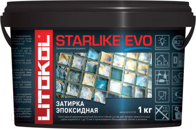 Фуга Litokol Эпоксидная Starlike Evo 240 Moka - фото 1 - id-p219975211