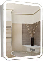 Шкаф с зеркалом для ванной Silver Mirrors Фиджи 50 / LED-00002361