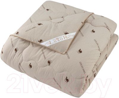 Одеяло LUXOR Верблюжья шерсть поплин стандартное 200x215 - фото 1 - id-p219972654