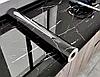 Самоклеющаяся пленка для мебели, кухни  самоклейка черная глянцевая под мрамор, фото 4