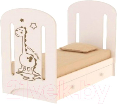 Детская кроватка VDK Dino маятник и ящик - фото 3 - id-p219956313