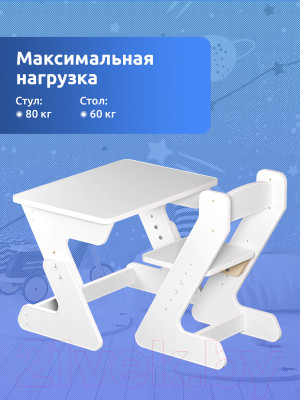 Комплект мебели с детским столом Mega Toys Растущий / 71002/70002ЛДСП - фото 8 - id-p219988717