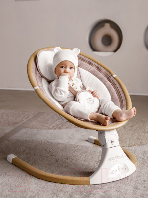 Детский шезлонг Amarobaby Ergo Swing / AB22-22ERGO/11 - фото 5 - id-p219982680