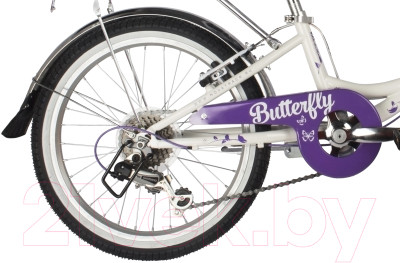 Детский велосипед Novatrack Butterfly 0SH6V.BUTTERFLY.VL22 - фото 5 - id-p219963621