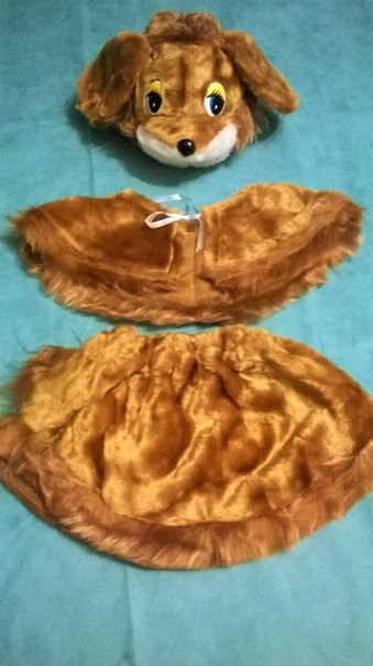 Карнавальный костюм "Собачка" для девочки 2-4 года, иск.мех - фото 1 - id-p31576643