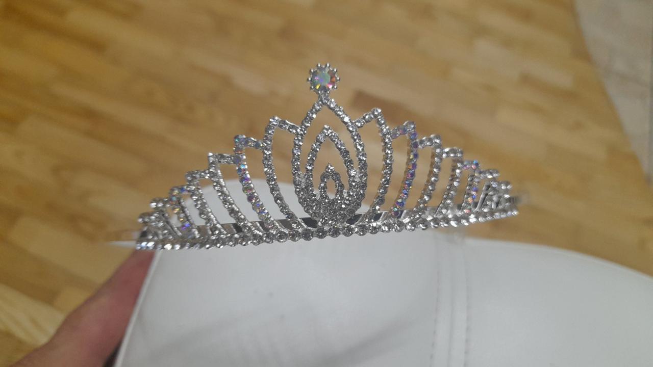 Диадема - Корона карнавальная из металла украшение на голову 3 - фото 1 - id-p220009136